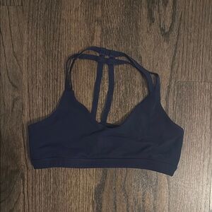 Beyond Yoga Navy Blue Strappy Bra